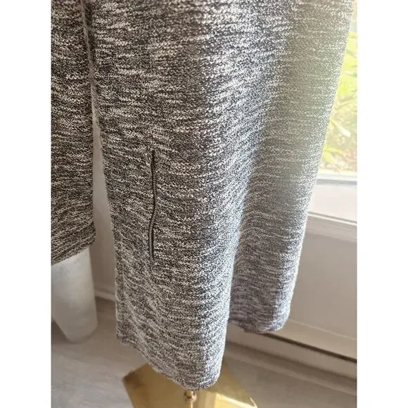 B1G2 FREE 🍁 NWT Gap Boucle Tweed Long Sleeve A Line Dress Medium Zip Pocket - Picture 6 of 10